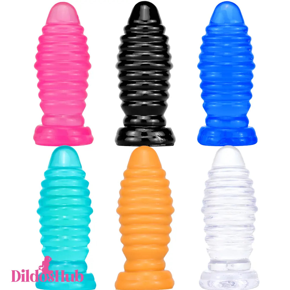 7.36in Thick Butt Plug Dildo With Suction Cup Sex Toy For Women Men - Dildos Hub